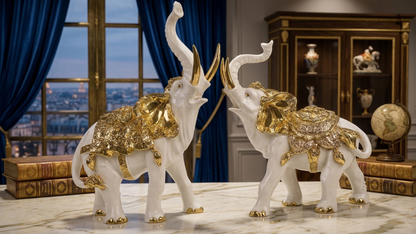 Evergold Elephant Pair